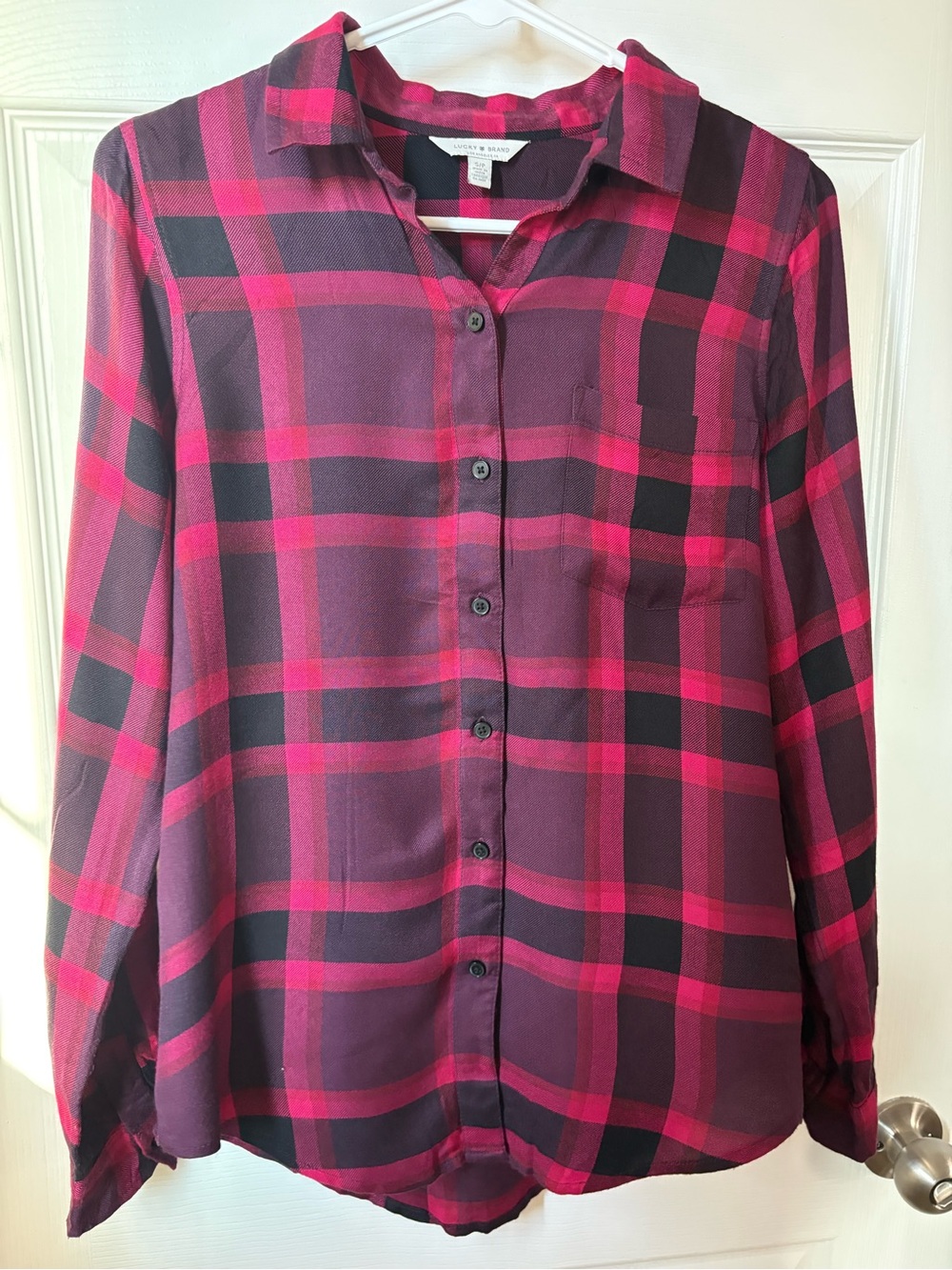 Lucky Brand Plaid Button Up Shirt